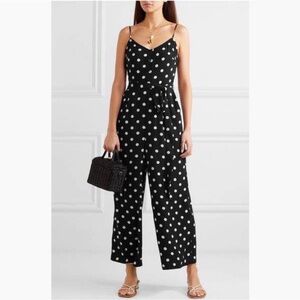 J. Crew Black and White Polka Dot Jumpsuit